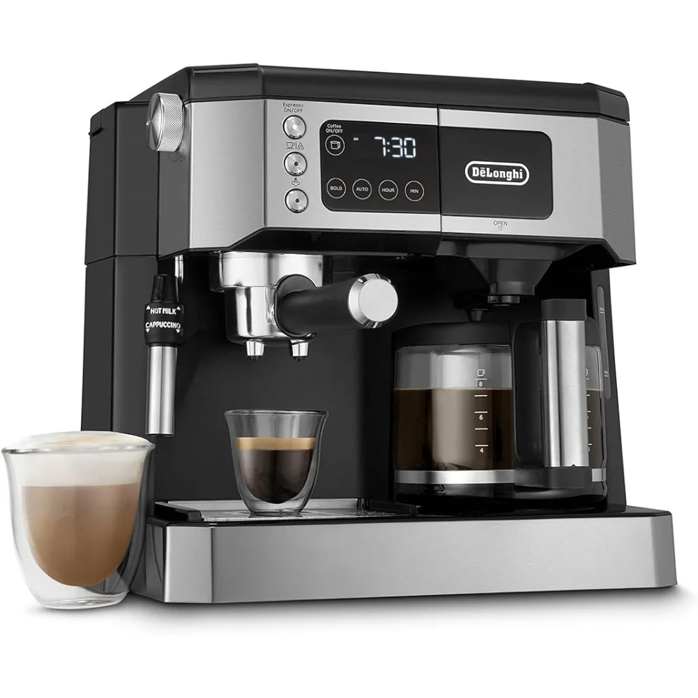 

De'Longhi All-in-One Combination Coffee Maker & Espresso Machine + Advanced Adjustable Milk Frother