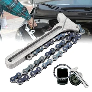High Quality Adjustable Car Engine Oil Filter Chain Grip Wrench Spanner Remover Tools Plier Car Repair Tools