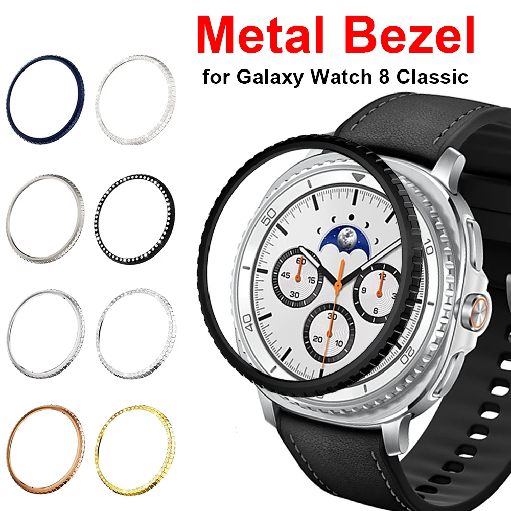 Luxurious Metal Bezel with Diamond Accents
