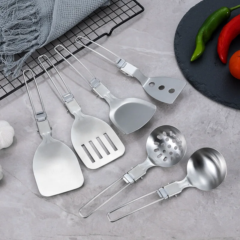 304 Stainless Steel Outdoor Portable Folding Kitchenware 2