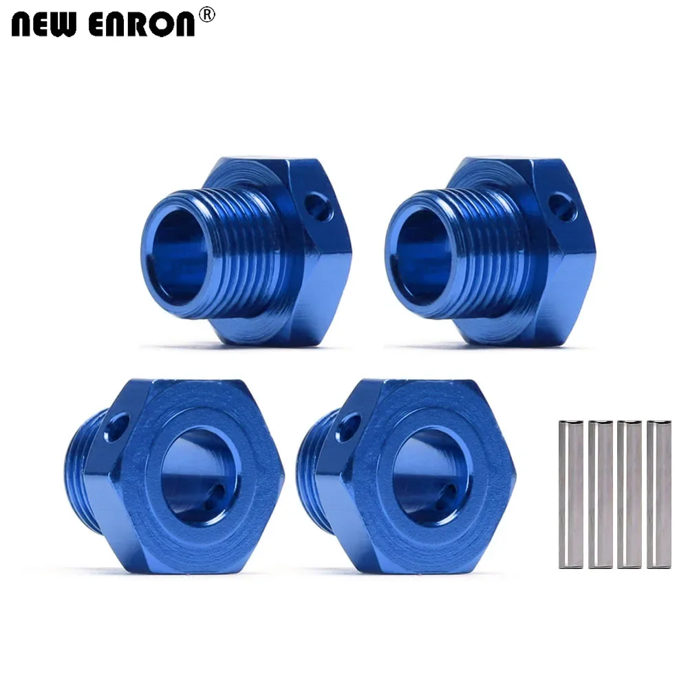 4PCS Aluminium Alloy 17mm Hex Wheel Nuts For Summit RC Car – Mazarine Blue