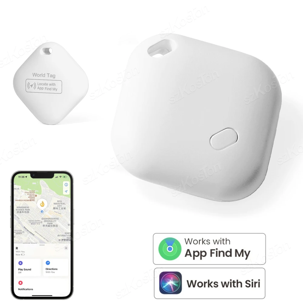 Pets GPS Tracker Bluetooth itag Apple Find My APP Anti Lost Device Cats Dog Tracker Car Key Kids GPS Mini Locator