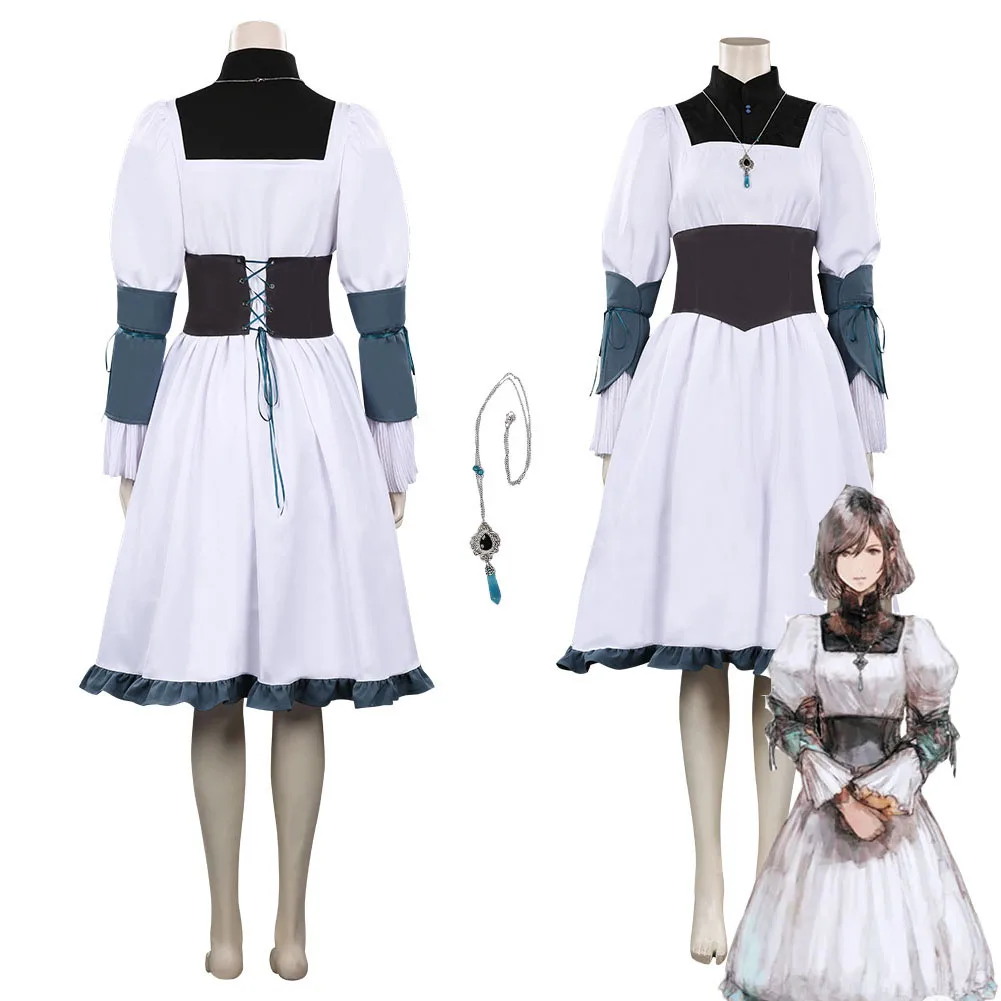 

FF16 Young Jill Warrick Cosplay Fantasia Dress Game Final Fantasy XVI Costume Disguise Adult Women Fantasy Halloween Party Cloth