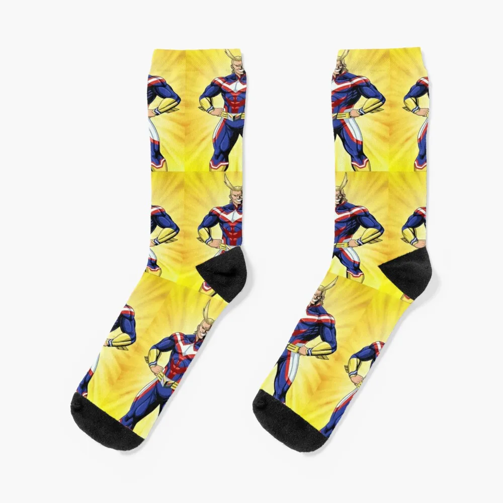 My Hero Academia All Might Socks Sports Socks Man Socks Winter Men'S Soccer Sock
