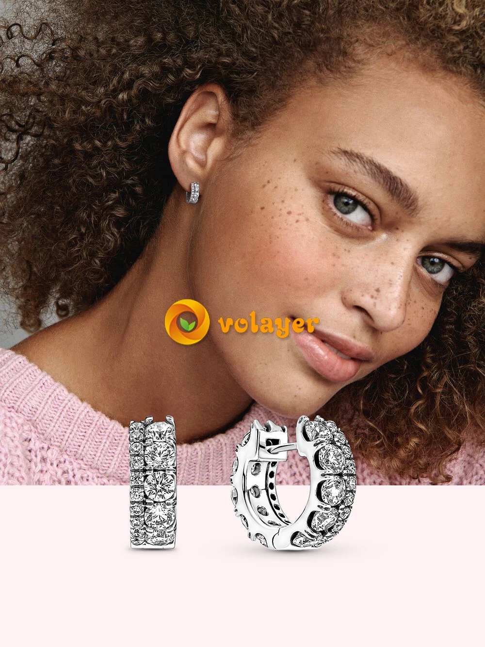 bracelet 2022 New Earrings Volayer 925 Silver Family Tree Angel Wing Daisy Heart Pansy Butterfly Stud Earrings Women Hoop Earrings wedding rings for women