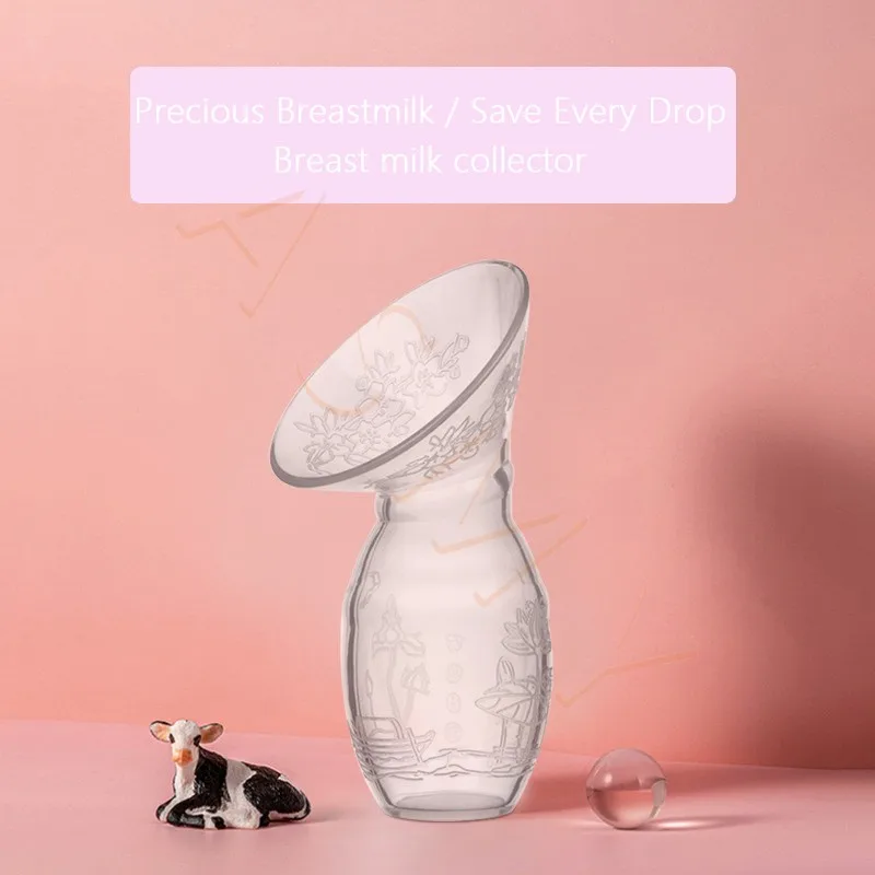 Baby Feeding Manual Breast Pump Partner Breast Collector Automatic Correction Milk Silicone Pumps