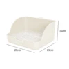 PP Plastic Rabbit Litter Box Rectangular Pet Toilet Chinchillas Bunny Potty Trainer Corner Small Animal Litter Pee Pan 5