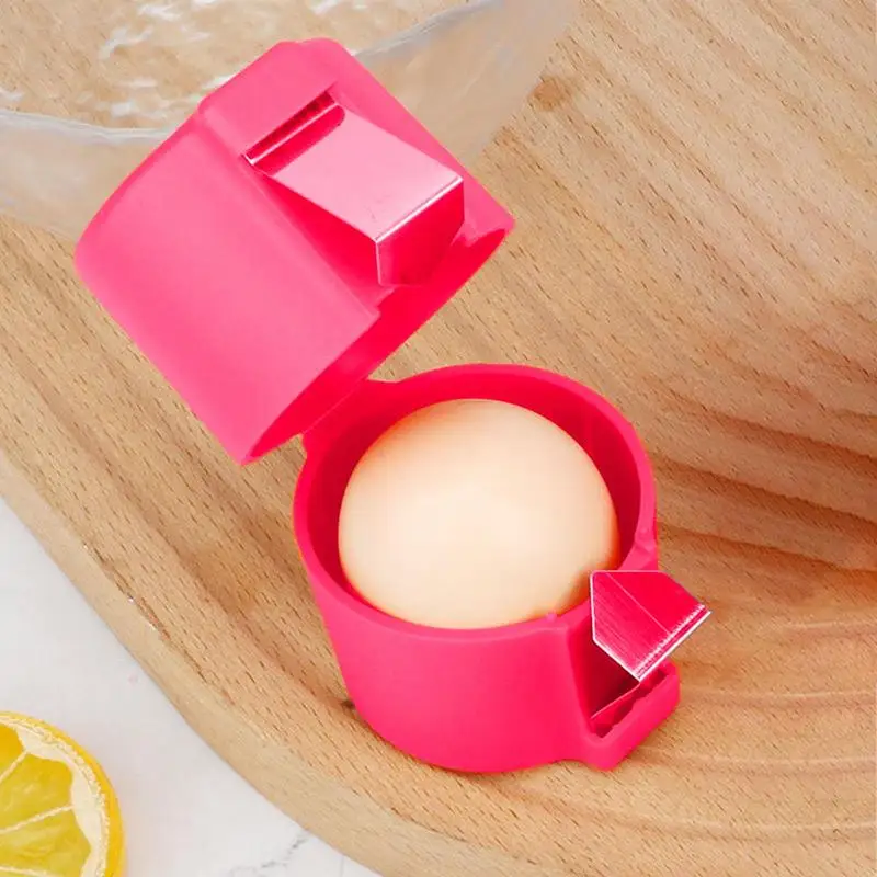 Plastic Egg Shell Opener Professional Manual Egg Cracker Separator Filter Kitchen Baking Tools