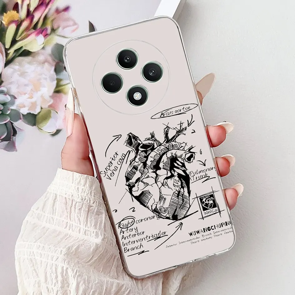 Cute Cartoon Silicone Soft Clear Bumper Case