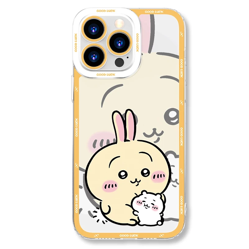 C-Chiikawas Clear Case for Samsung Galaxy S25 S24 S23 S22 S21 Ultra Plus S20 FE A73 5G A72 A71 4G A56 A55 A54 5G A52 Soft Cover 5