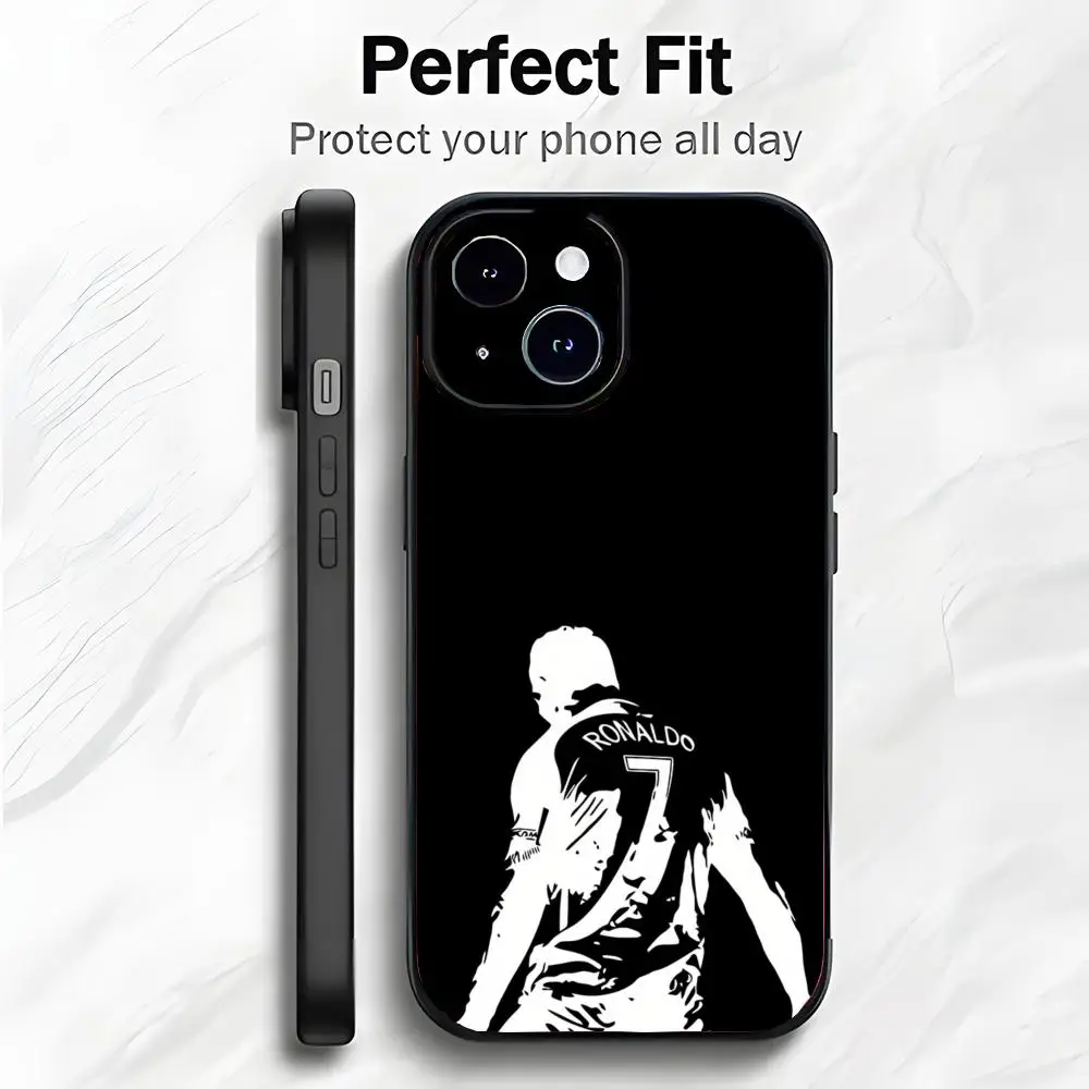 Football Star CR7 Cristiano Ronaldo Soft Phone Case - Lightweight and Durable