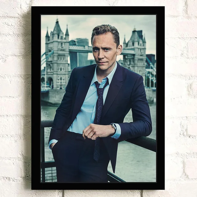 Superhero Tom Hiddleston Movie Star Print Art Canvas Poster For Living Room Decor Home Wall Picture