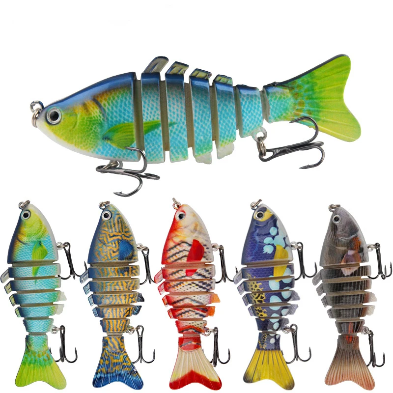 

Lure Bait Multi-seven-section Fish Painted Hard Bait 10cm/15g Artificial Fake Bait Freshwater Sea Fishing Bait Wholesale