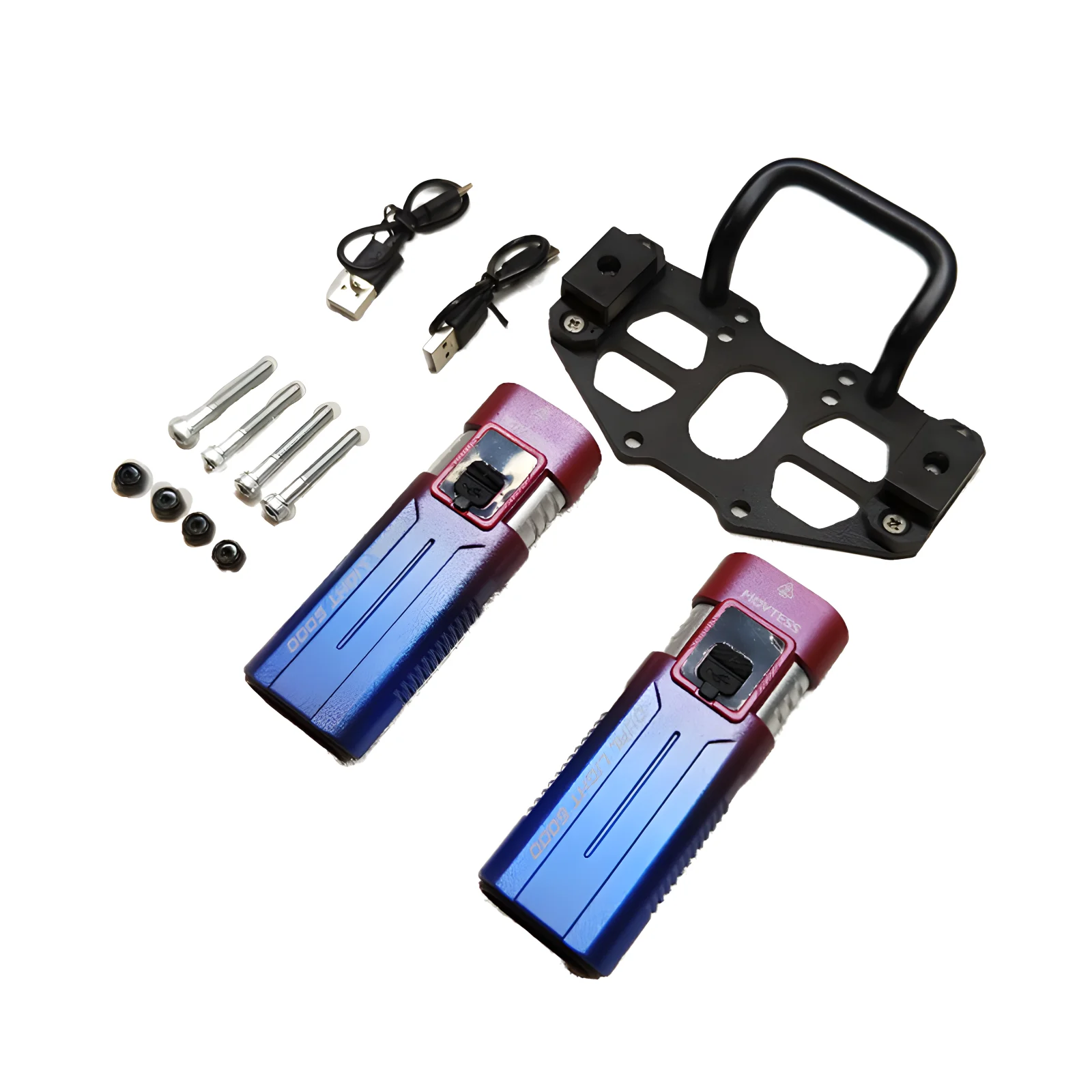 전기 스케이트보드용 LED 조명, 4 륜 핸들 바 조명, 야간 라이딩, 손쉬운 설치, 손상 없음