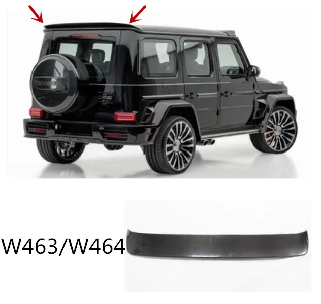

Real Carbon Fiber Car Rear Wing Roof Trunk Lip Spoiler For Mercedes-Benz W463 W464 G-Class G350 G500 G550 G63 AMG 2008-2023