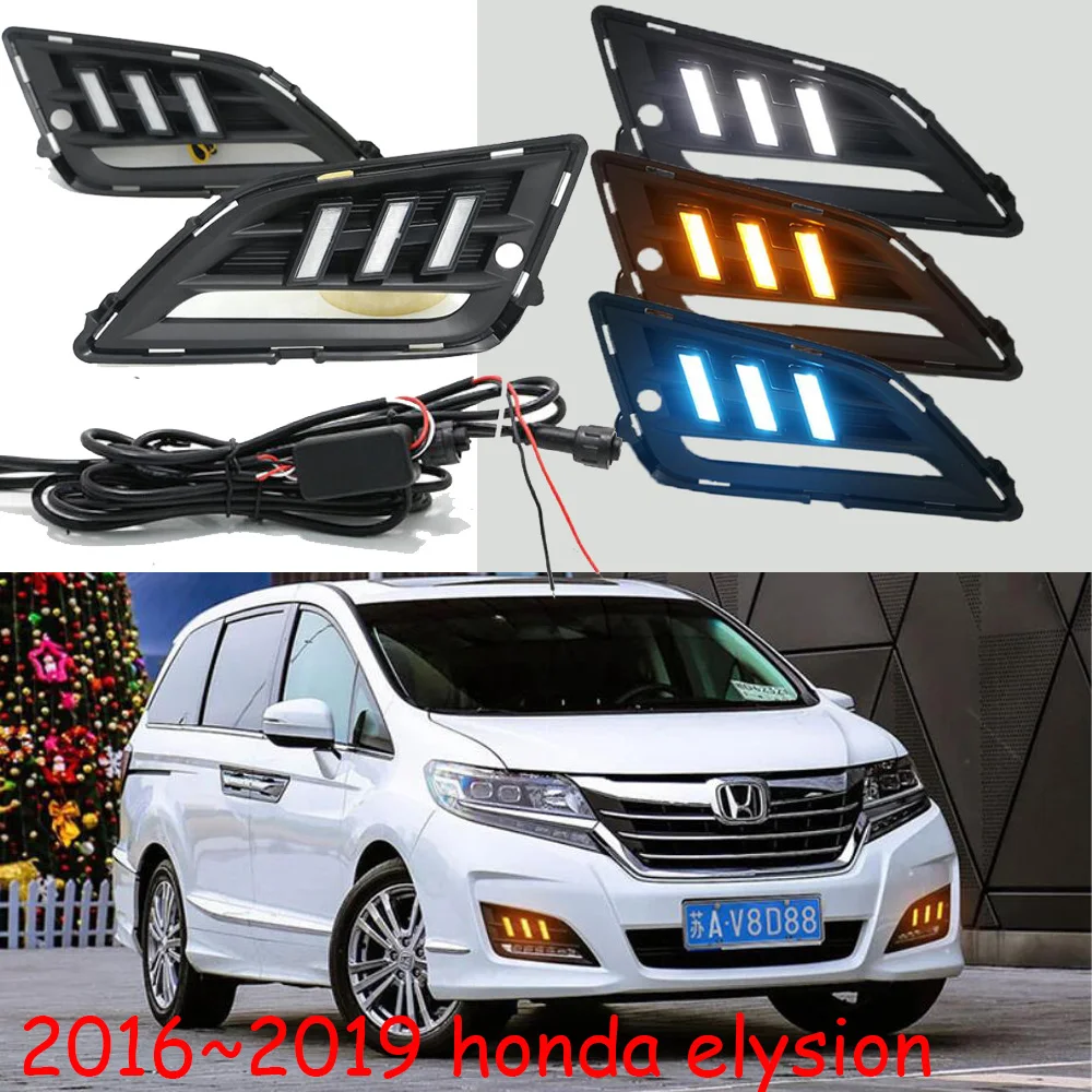 

1 комплект автомобильных фар для honda elysion дневсветильник автомобильные аксессуары 2016 ~ 2016y светодиодные фары дневного света для elysion противотумансветильник