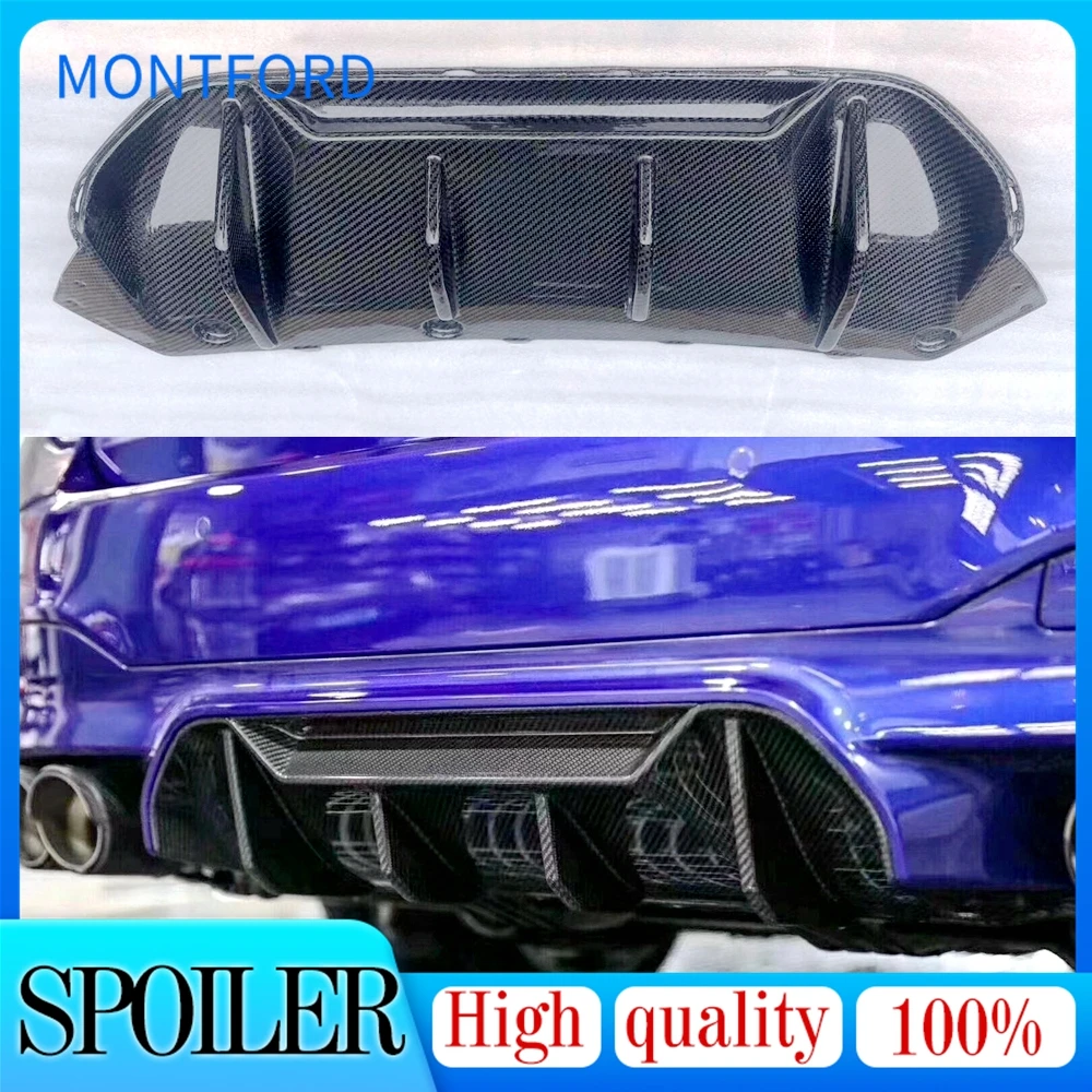 

1pcs M5 Carbon Fiber Rear Bumper Spoiler Diffuser for BMW F90 M5 Original M Bumper 2018 UP ( NOT fit M-tech M-sport Bumper )