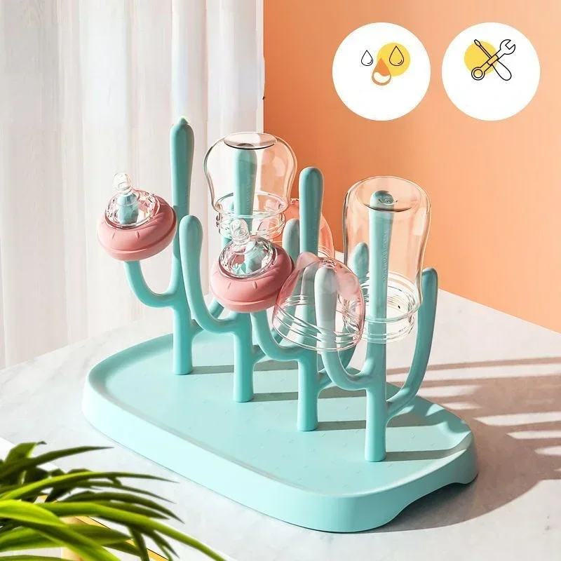 Baby Bottle Drying Rack Feeding Cup Cleaning Nipple and Accessory Storage Detachable Drying Cup Rack