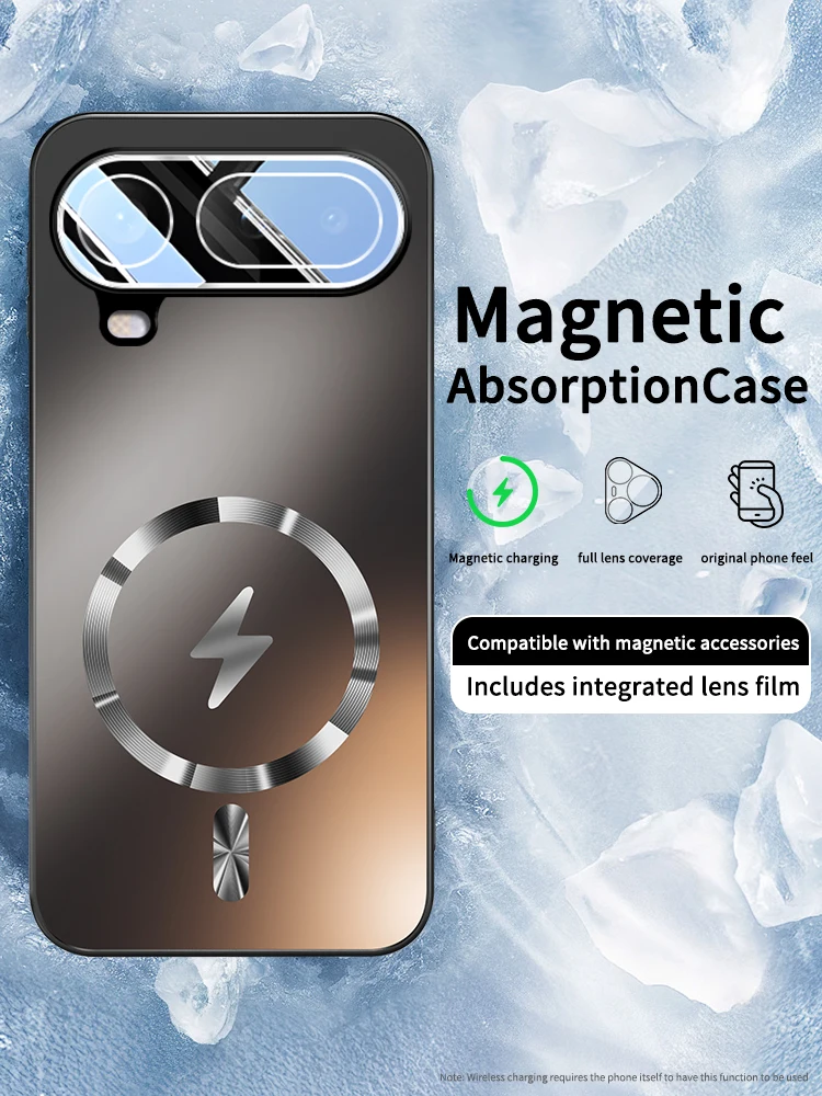 Premium Magnetic Charging Shockproof Air Case with Full Lens Protection