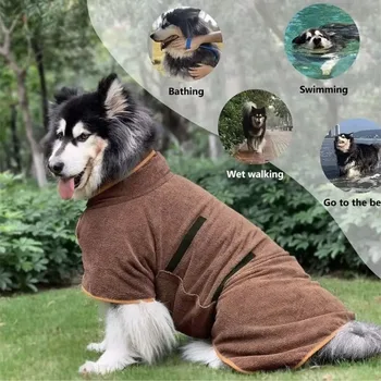 Absorbent Dog Towel Dog Towel Bathrobe Pet Puppy Towel GWMJ01