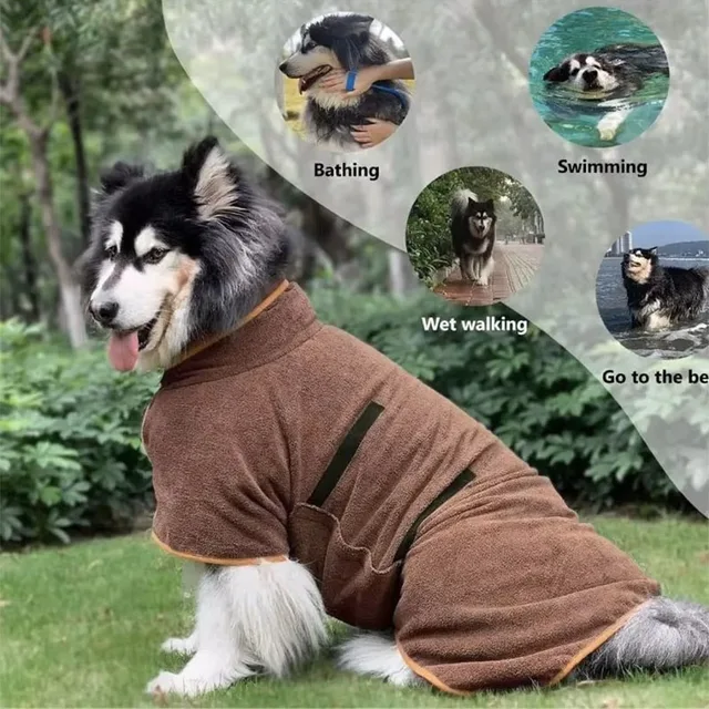 Absorbent Dog Towel Dog Towel Bathrobe Pet Puppy Towel GWMJ01
