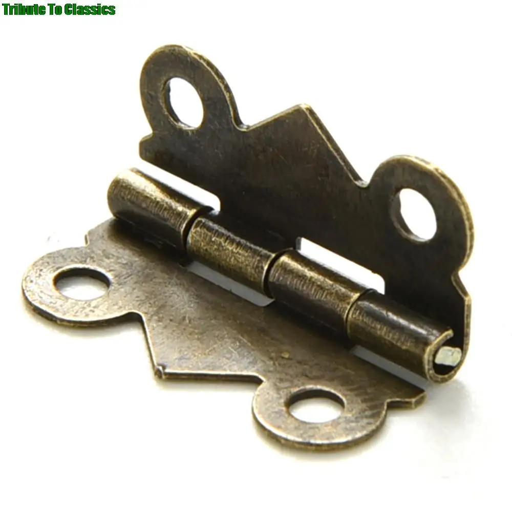 Brass Butterfly Hinges 10PCS for Jewelry Box Repair Model Making