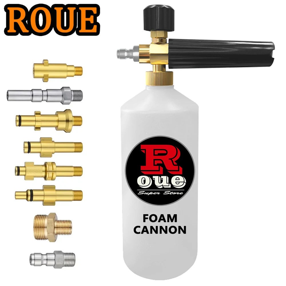 Rondella Di Pressione Lancia Schiuma Di Neve Cannone Di Schiuma Adjusable Pistola Di Schiuma Per La Pulizia Dell'Auto Per Karcher Lavor Parkside Bosch