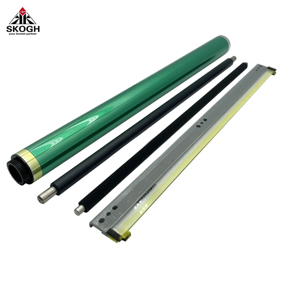 1Set C258 OPC Drum+Cleaning Blade+Charge Cleaning Roller+PCR Roller For Konica Minolta C258 C308 C368 C458 C558 C658 Drum Kit