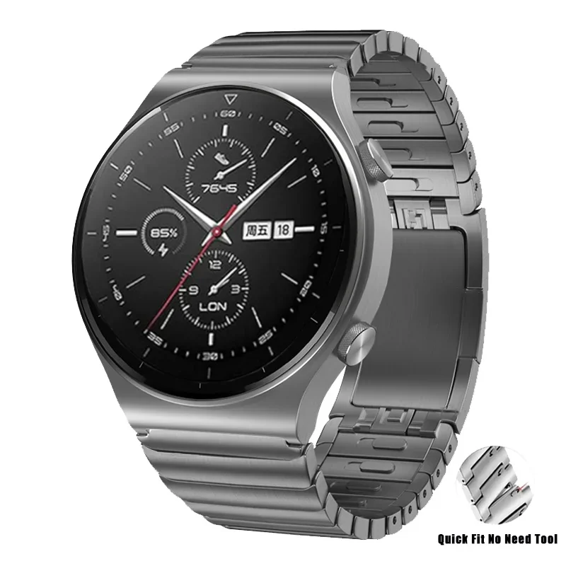 22MM Stainless Steel Strap For Huawei Watch GT4 46MM Band Watch 3 GT2 Pro Bracelet Gt2 2E For Galaxy Watch 3 45mm Metal Correa