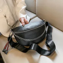 riñonera mujer piel negra – Compra riñonera mujer piel negra con envío  gratis en AliExpress version