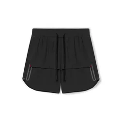 2024 summer new trend shorts men's outdoor basketball training fitness running single-layer shorts