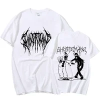 Hommes femmes imprimer T-shirt mode Hip Hop métal gothique Rock T-shirt ample Streetwear été ample Sport T-shirt Y2K à manches courtes 2