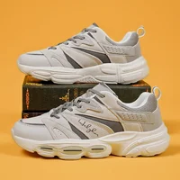 2025 Men's Sports Shoes Male New Design Sneaker Daddy Hollow Breathable Comfortable Fashion Lightweight Shoes 2
