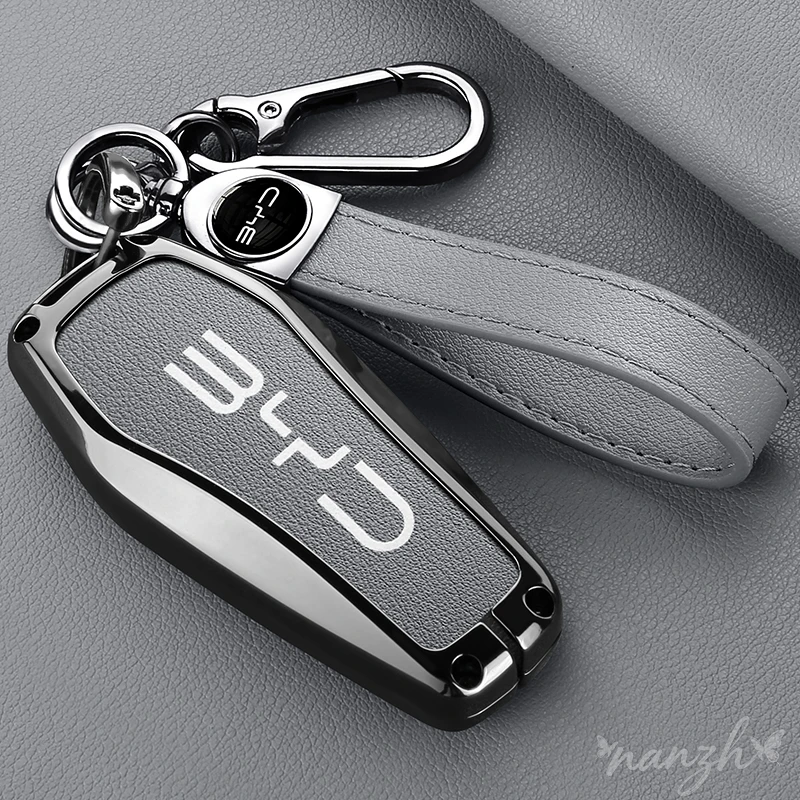 BYD 송 플러스 아토 3 한 EV 당 DM 친 씰 돌핀 액세서리용 자동차 리모컨 키체인 보호 키 케이스 풀 커버
