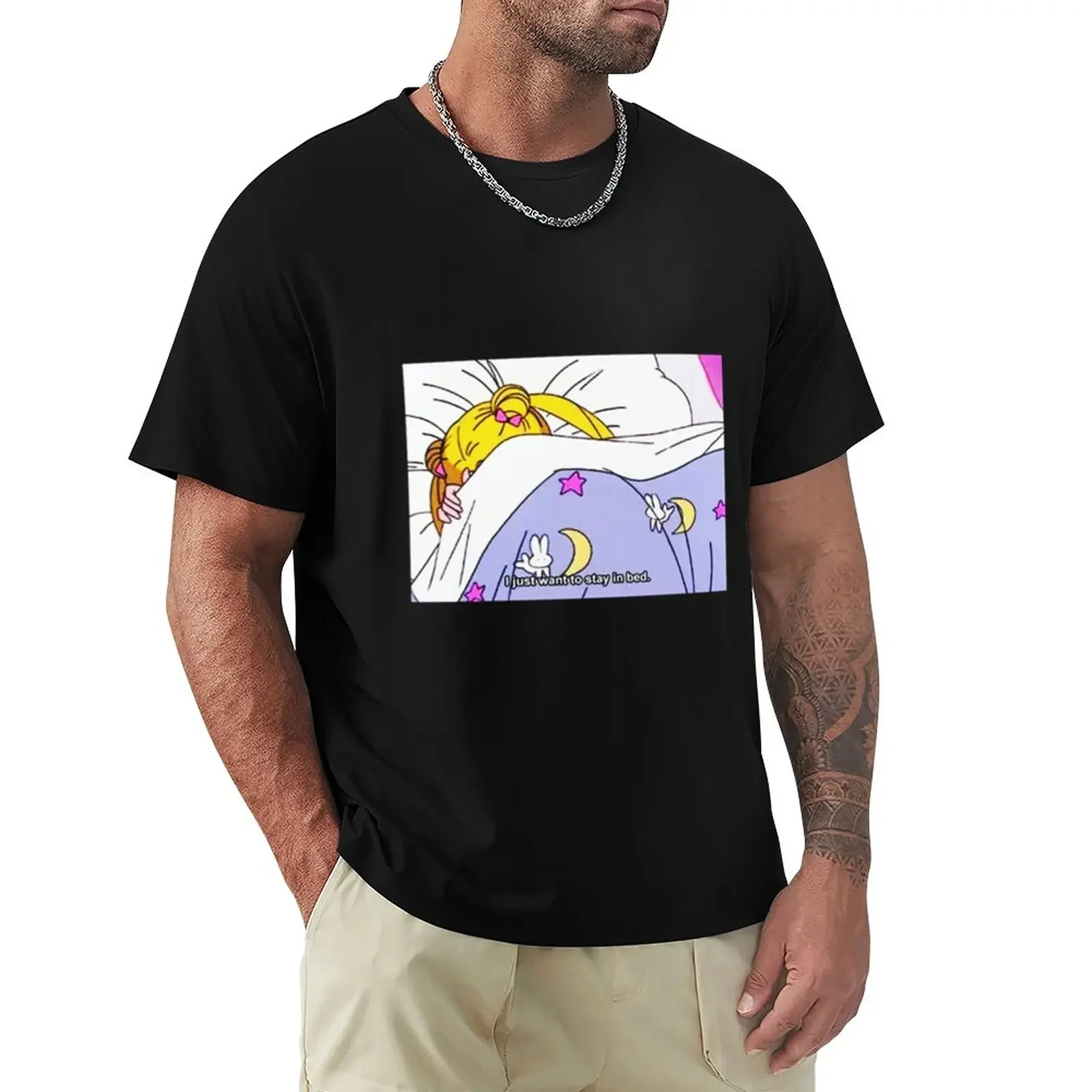 

I Just Want To Stay In Bed T-Shirt plain quick drying kawaii clothes mens graphic t-shirts pack