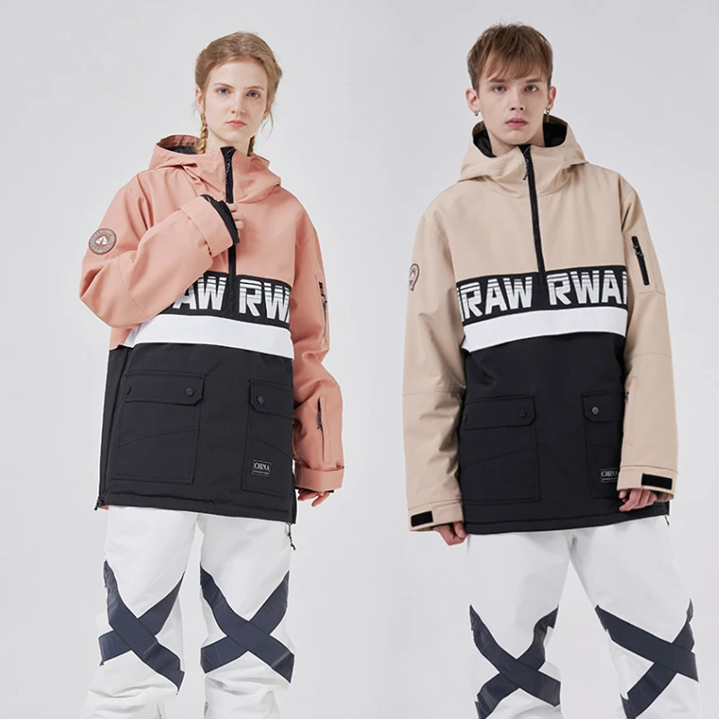 

Ski Jacket 2022 New Women Men Warm Breathable Outdoor Sports Snowboard Suit Winter Clothing Tops Windproof Waterproof Ski Suit
