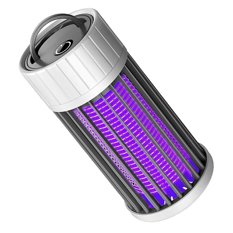 Lampada Per Zanzare, Zapper Elettrico Usb 360 ° Uv Fly Zapper, Luce Portatile Per Bug Killer Indoor & Outdoor Per Camera Da Letto Hotel