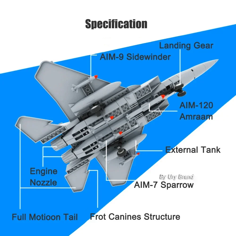 Construction Blocks Building Blocks Racing Car Building Blocks Car Building Blocks WW2 Military Army Avion Plane Jet Warcraft J-15 Eagle Fighter Morden Warplane Sets Aircraft Models Building Blocks Toys for Boys