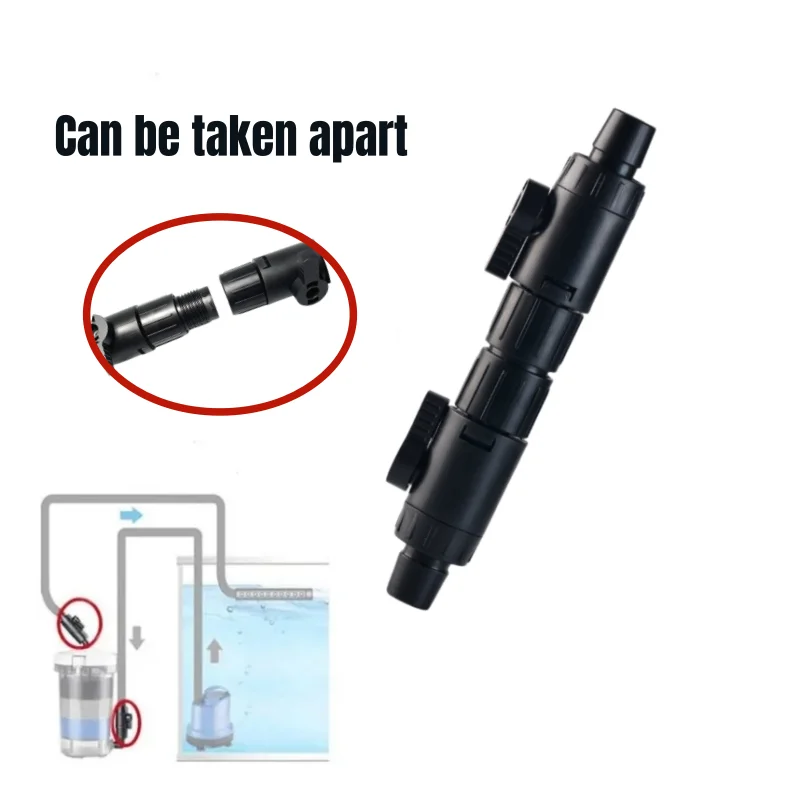 Aquarium Accessories, Aquarium Tubing Connectors, Aquarium Filter Connector for Fish Tank Double Tap Quick Release Fish Tank Hose Pipe Valve Accessories 12mm 16mm