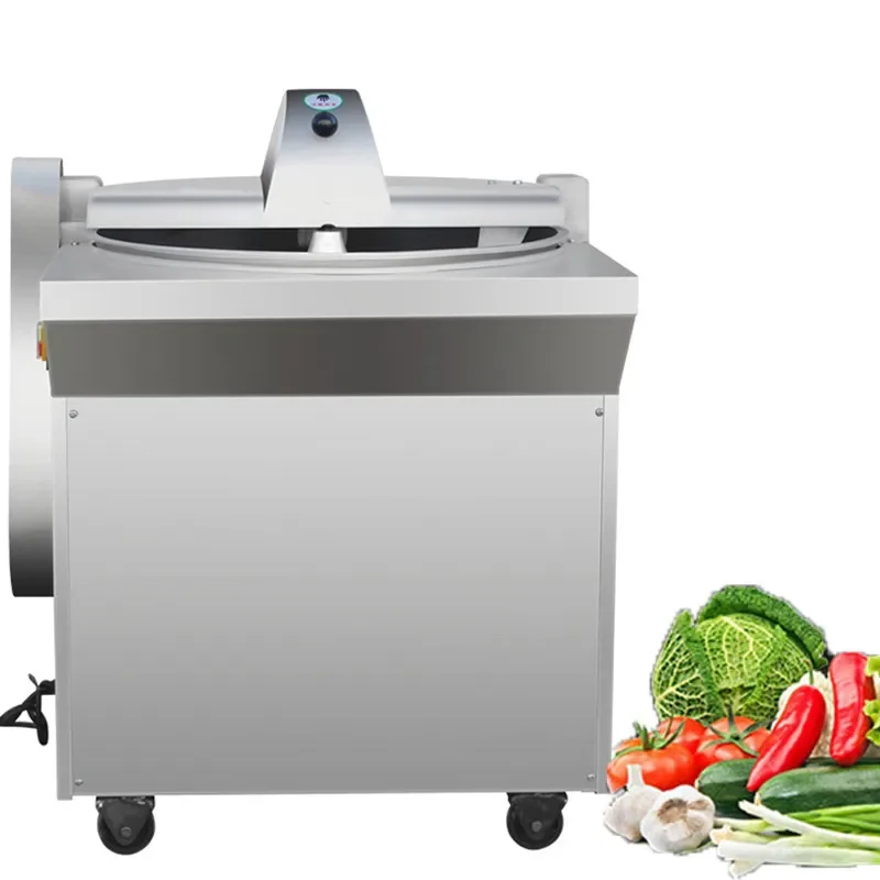 

Stainless Steel Vegetable Cutter Electric Shredder 300KG/H Chopping Grinding Slicing Minced Meat Bun Dumpling Filling Commercial