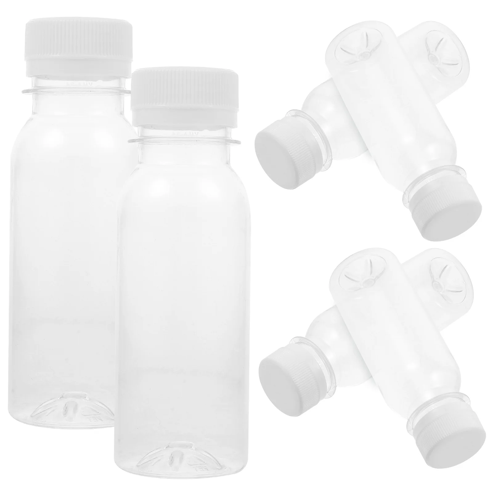 

Milk Bottles Small Juice Bottles Leakproof Milk Bottles Portable Beverage Bottles Plastic Kids Water Bottle Empty