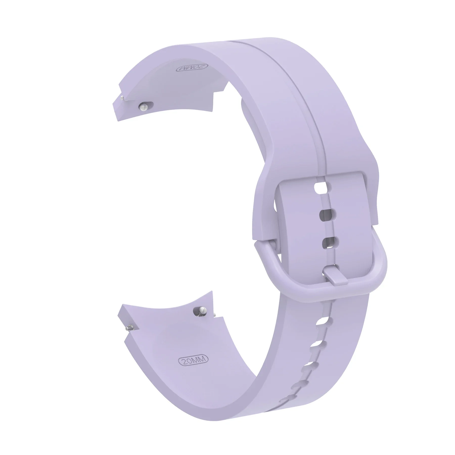 Silicone Strap with Tonal Buckle Bracelet