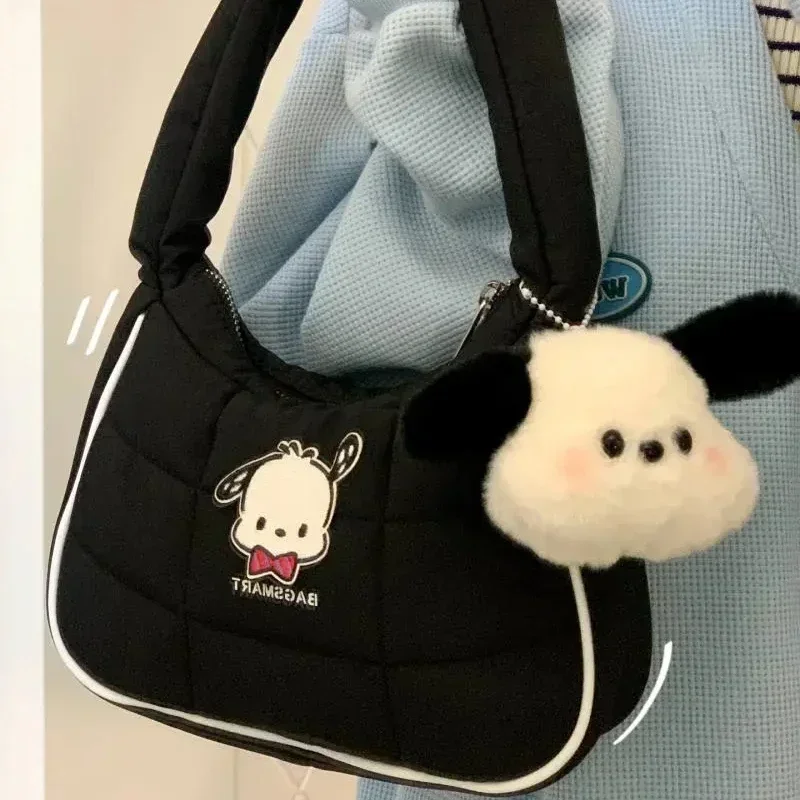 

Sanrio Kawaii полакко сумка для подмышек 2023 зима новая женская сумка через плечо Портативная сумка большой емкости японский и корейский подарок