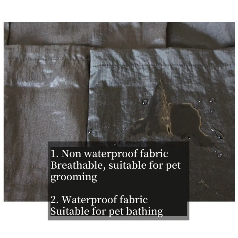 Pet Grooming Clothing Waterproof Work Clothes For Pet Stores Short Sleeved Tops Anti Hair And Anti-static Pet Groomer Smock  6