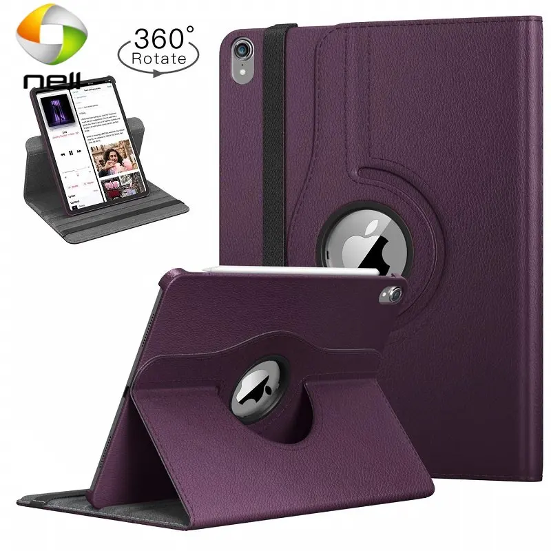 Custodia Per Ipad Pro 11 2018 A1980 A2013 A1934 360 Supporto Folio Rotante Smart Leather Funda Cover Per Ipad Pro 11 2021 Protettivo