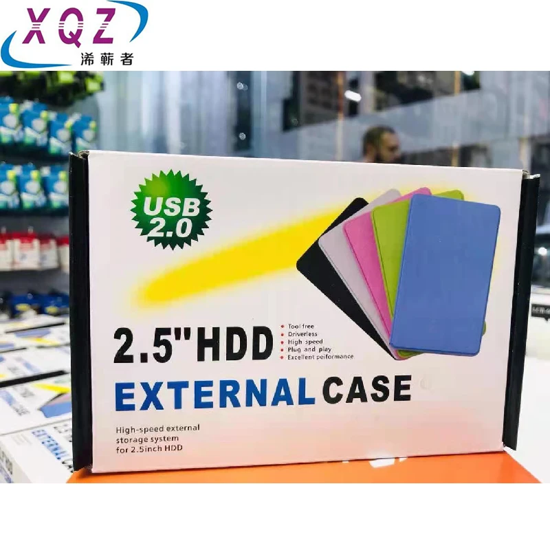 

Корпус жесткого диска HDD SATA 2,5 'чехол пластиковый корпус Sata Корпус 2,5' красочный пластиковый чехол