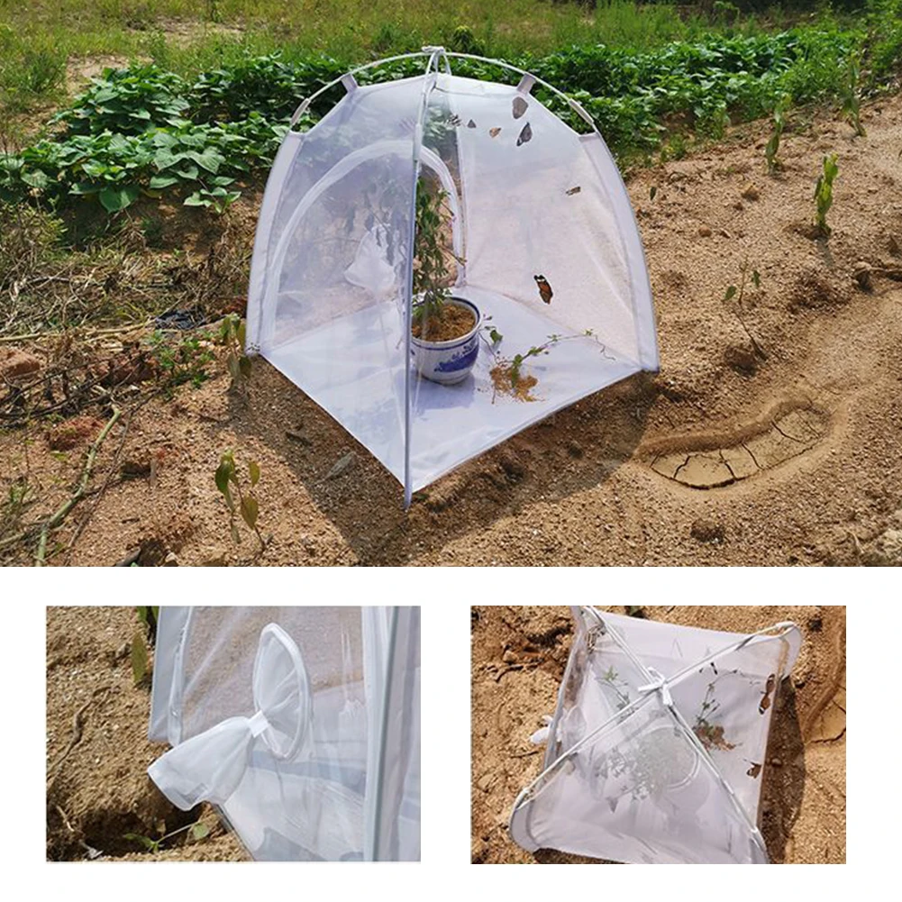 Foldable Plant Breeding Greenhouse Winter Protection Vegetables Flowers Seedlings Garden Cultivation Antifreeze Mini Tent Cage