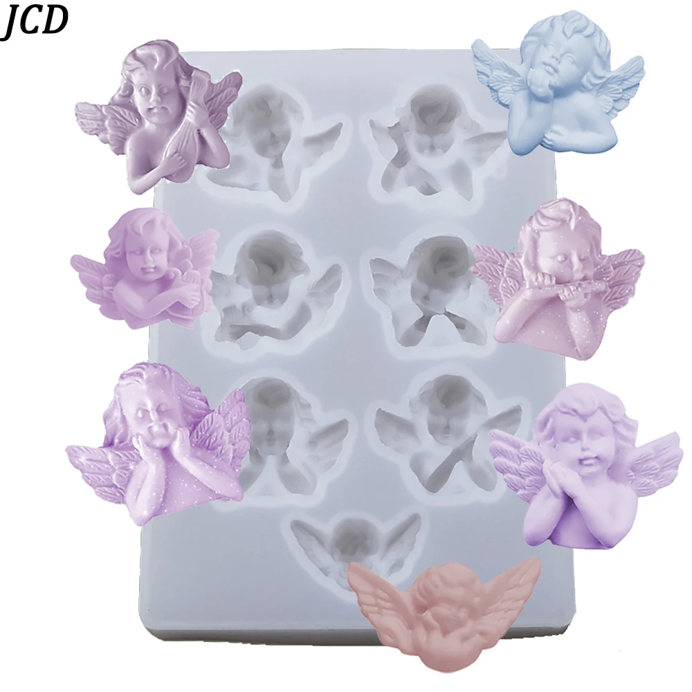 Silicone Mold Angel Shaped DIY Pendant Jewelry Tool 7 Pendant