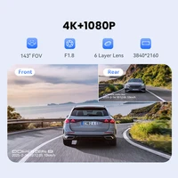 DDPAI Z50 Pro Dash Cam  4K Car DVR Night Vision 5GHz Wi-Fi GPS ADAS 24h Parking mode Front and Rear Camera - Image 3