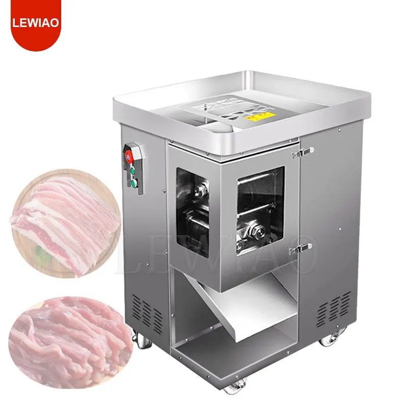 

Electric Commercial Meat Slicer Shredded Dicing Machine Stainless Steel Frozen Meat Cooked Meat Dicing Machine